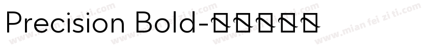 Precision Bold字体转换